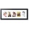 ArtToFrames Collage Photo Picture Frame with 5 - 4x6 inch Openings, Framed in Black with Over 62 Mat Color Options and Plexi Glass (CSM-3926-153)
